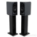 JM Reynaud Jubilee-Bliss Bookshelf Speakers; Anthracite Grey Pair w/ Stands