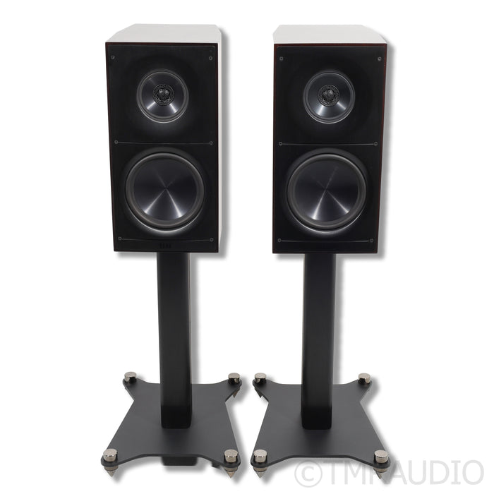 ELAC Adante AS-61 Bookshelf Speakers; Dark Rosewood Pair with Stands