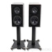 ELAC Adante AS-61 Bookshelf Speakers; Dark Rosewood Pair with Stands