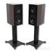 ELAC Adante AS-61 Bookshelf Speakers; Dark Rosewood Pair with Stands