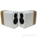 Q Acoustics Concept 300 Bookshelf Speakers; White Pair (No Grills)