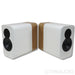 Q Acoustics Concept 300 Bookshelf Speakers; White Pair (No Grills)