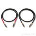 Tellurium Q Black II RCA Cables; 1m Pair Interconnects