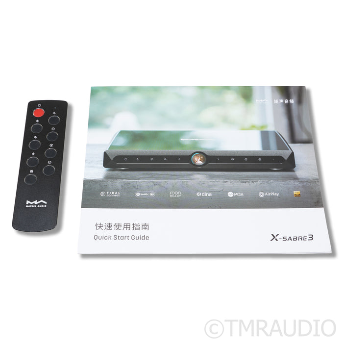 Matrix Audio X-Sabre 3 Network Streaming DAC; D/A Converter