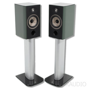 Focal Aria Evo X No.1 Bookshelf Speakers and Stands; Moss Green HG Pair