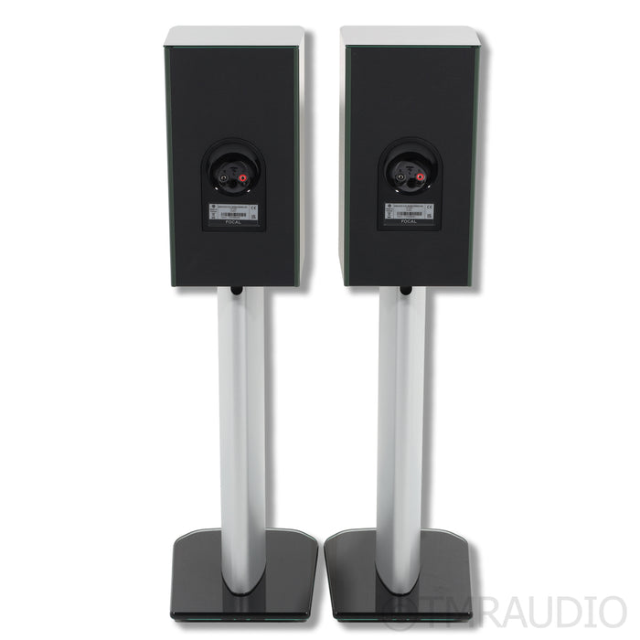 Focal Aria Evo X No.1 Bookshelf Speakers and Stands; Moss Green HG Pair