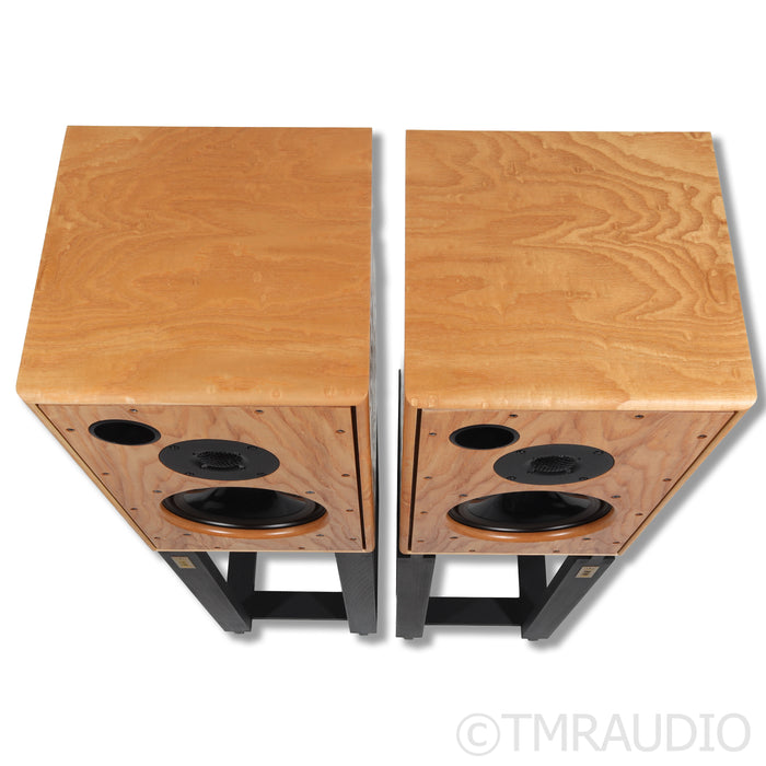 Harbeth Monitor 30.2 XD Bookshelf Speakers; Tamo Ash Pair w/ Ton Trager Stands