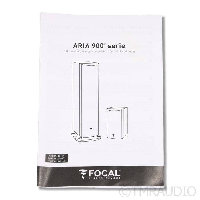 Focal Aria 936 Floorstanding Speakers; Gloss Black Pair