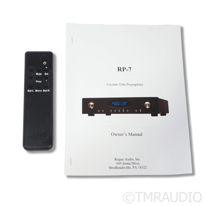 Rogue Audio RP-7 v1 Fully Balanced Tube Preamplifier