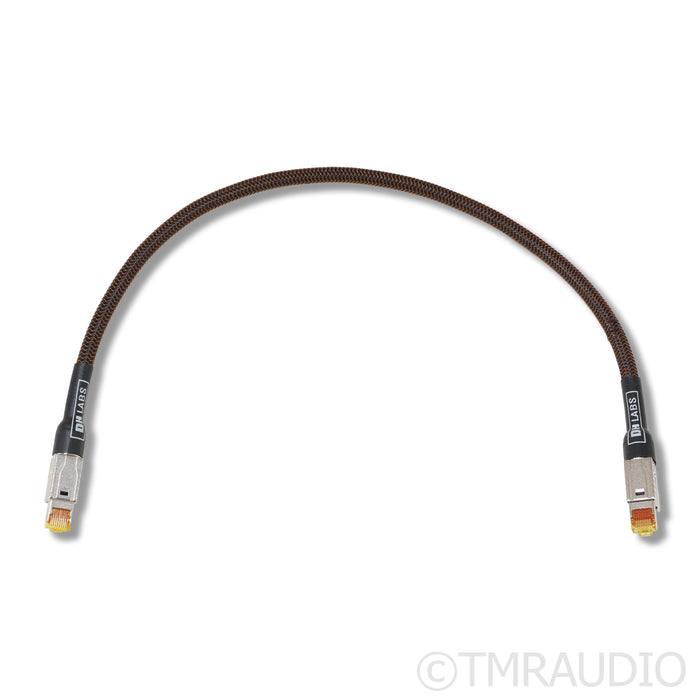 DH Labs Silver Sonic Reunion CAT8 Ethernet Cable; 0.5m Digital Interconnect
