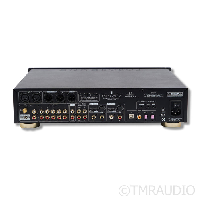 Parasound Halo P 6 Stereo Preamplifier; P6; MM / MC Phono