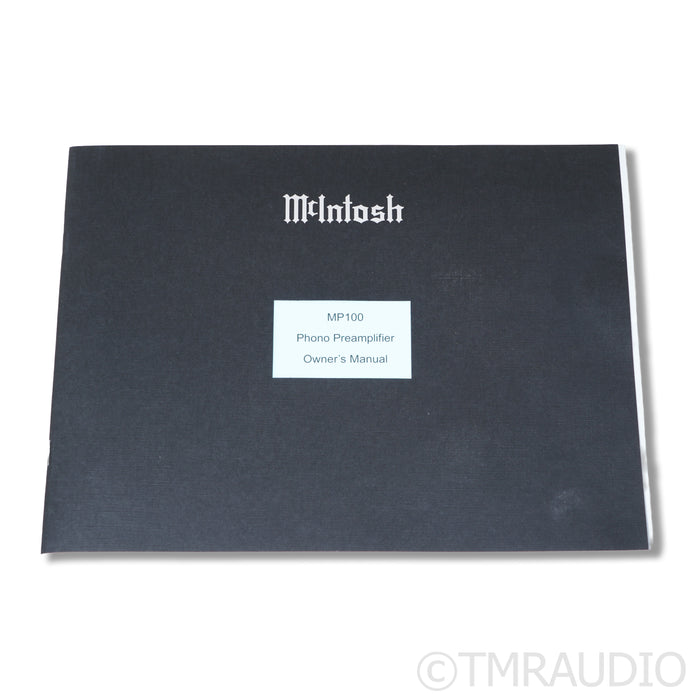 McIntosh MP100 MM / MC Phono Preamplifier