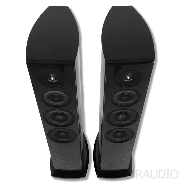 Aerial Acoustics 6T Floorstanding Speakers; Black Pair