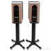 Focal Kanta No. 1 Bookshelf Speakers; Walnut Pair w/ Stands