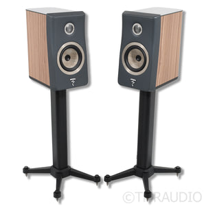 Focal Kanta No. 1 Bookshelf Speakers; Walnut Pair w/ Stands