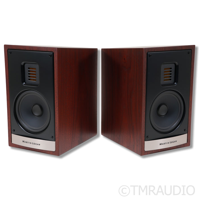 Martin Logan Motion 15i Bookshelf Speakers; Red Walnut Pair