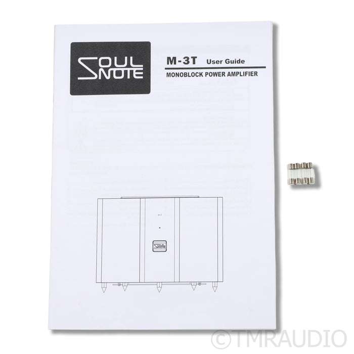 Soulnote M-3 Monoblock Power Amplifiers; Pair