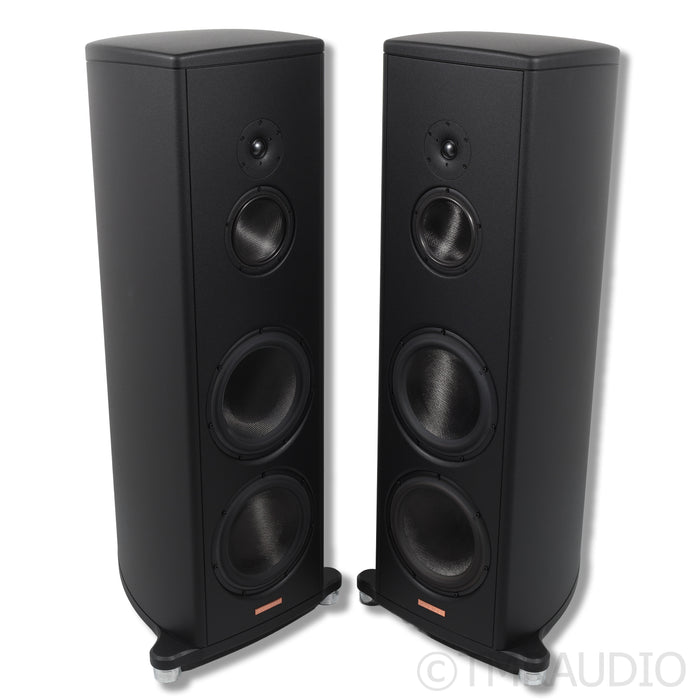 Magico S5 2024 Floorstanding Speakers; Black Softec Pair