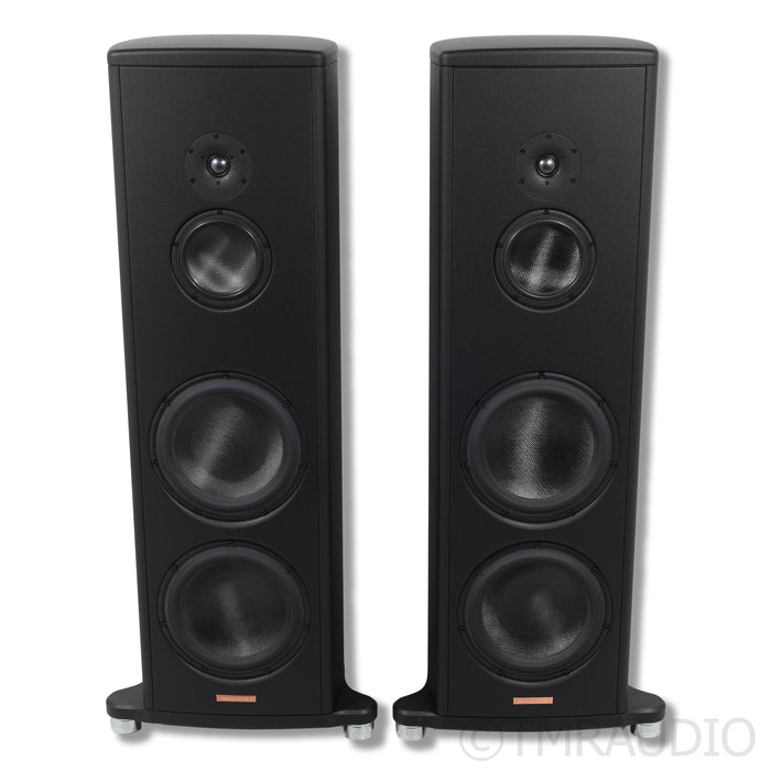 Magico S5 2024 Floorstanding Speakers; Black Softec Pair