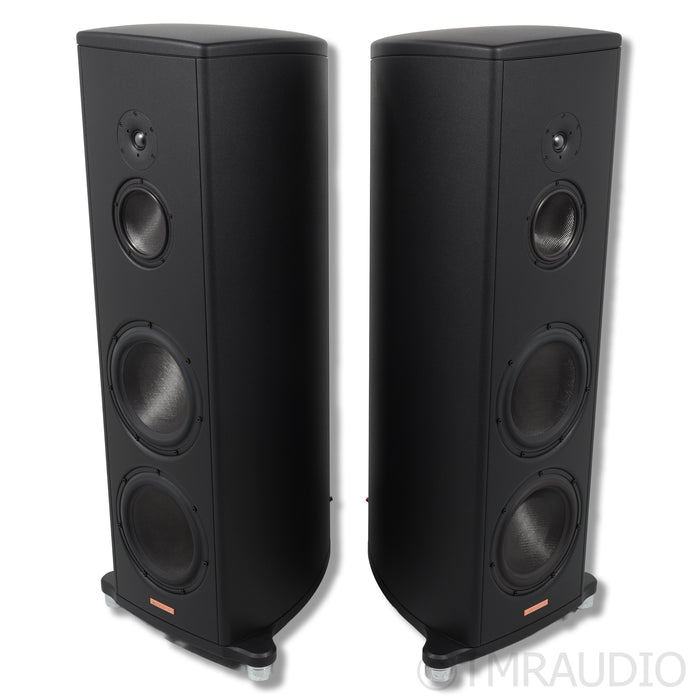 Magico S5 2024 Floorstanding Speakers; Black Softec Pair