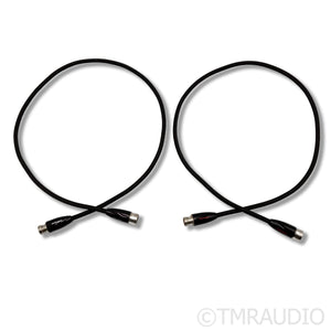 AudioQuest Mackenzie XLR Cables; 1m Pair Balanced Interconnects