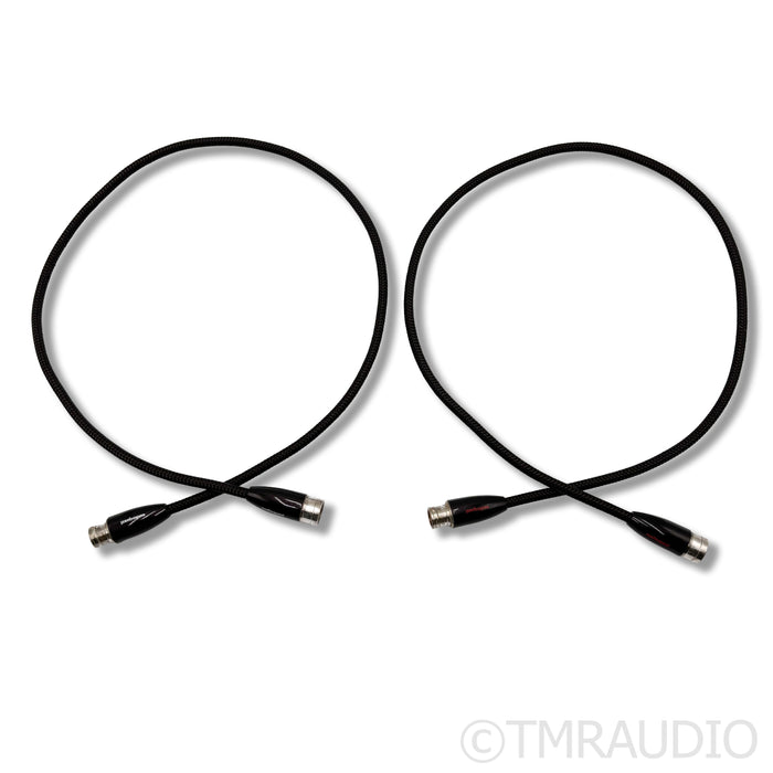 AudioQuest Mackenzie XLR Cables; 1m Pair Balanced Interconnects
