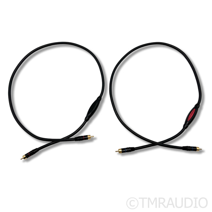 Transparent Audio MusicLink RCA Cables; 1m Pair Interconnects