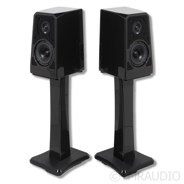Wilson Audio TuneTot Bookshelf Speakers; Carbon Pair w/ Stands