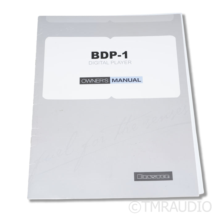 Bryston BDP-1 Network Music Streamer
