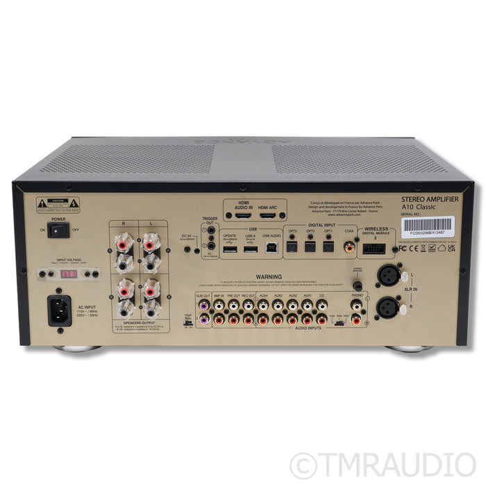 Advance Paris A10 Classic Stereo Hybrid Integrated Amplifier; MM Phono