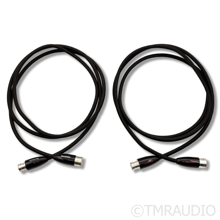 AudioQuest Mackenzie XLR Cables; 2m Pair Balanced Interconnects