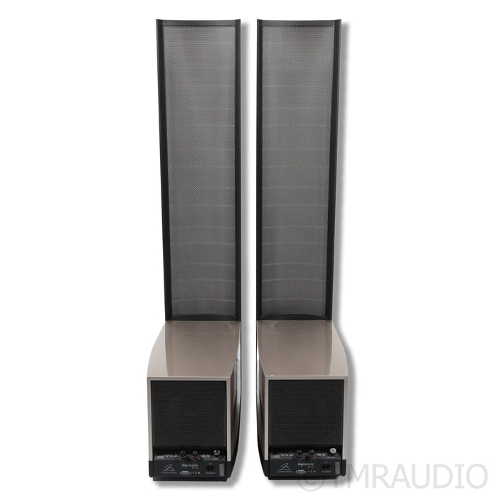 Martin Logan Impression ESL 11A Floorstanding Speakers; Desert Silver Pair