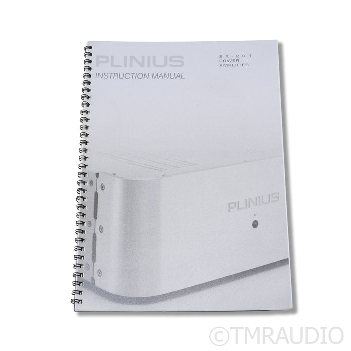 Plinius SA-201 Stereo Power Amplifier
