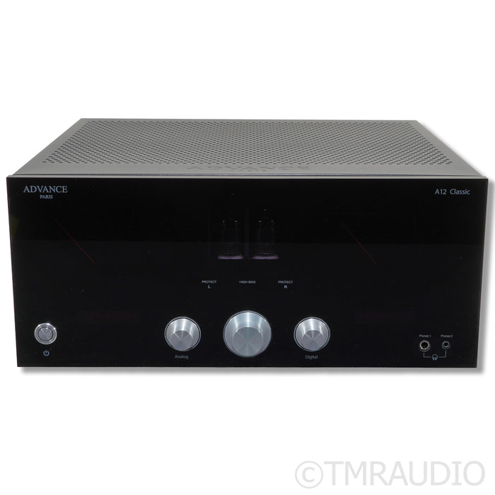 Advance Paris A12 Classic Stereo Tube Hybrid Integrated Amplifier; MM / MC Phono
