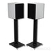 Stenheim Alumine Two Bookshelf Speakers; Silver Pair w/ Stands