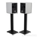Stenheim Alumine Two Bookshelf Speakers; Silver Pair w/ Stands