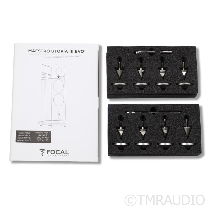 Focal Maestro Utopia EVO Floorstanding Speakers; Walnut Pair (Demo w/ Warranty)
