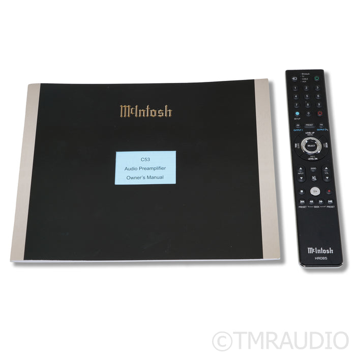 McIntosh C53 Stereo Preamplifier; MM & MC Phono