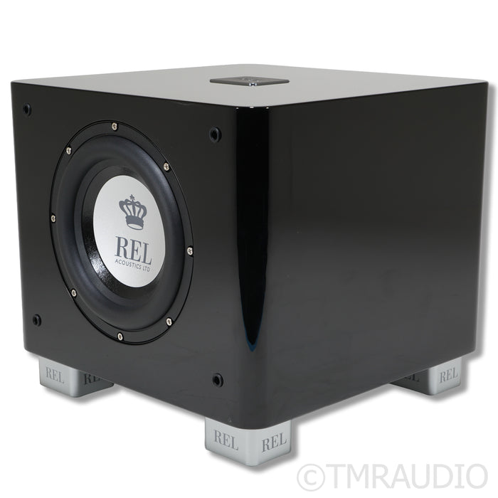 REL Acoustics T/7x 8" Powered Subwoofer; Piano Black