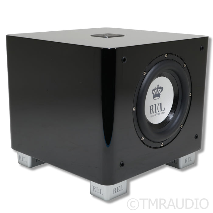 REL Acoustics T/7x 8" Powered Subwoofer; Piano Black