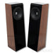 Daniel Hertz Amber Floorstanding Speakers; Walnut Pair