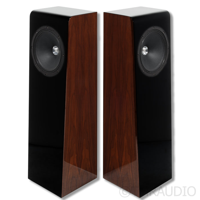 Daniel Hertz Amber Floorstanding Speakers; Walnut Pair