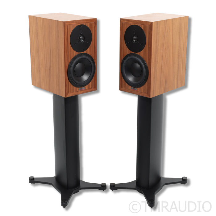 Dynaudio Heritage Special Bookshelf Speakers; Walnut Pair with Stands