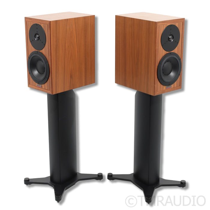 Dynaudio Heritage Special Bookshelf Speakers; Walnut Pair with Stands