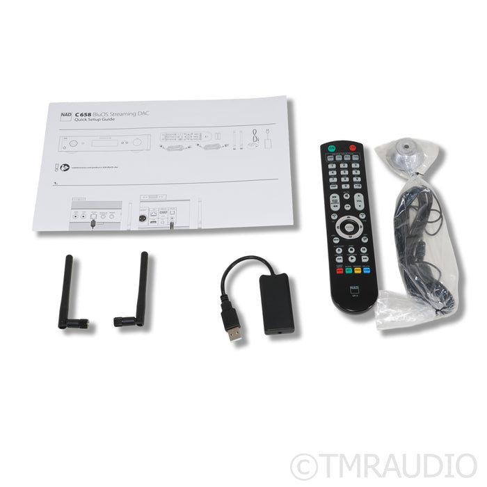 NAD Electronics C 658 BluOS Streaming DAC; MM Phono (LAN Port Not Functional)
