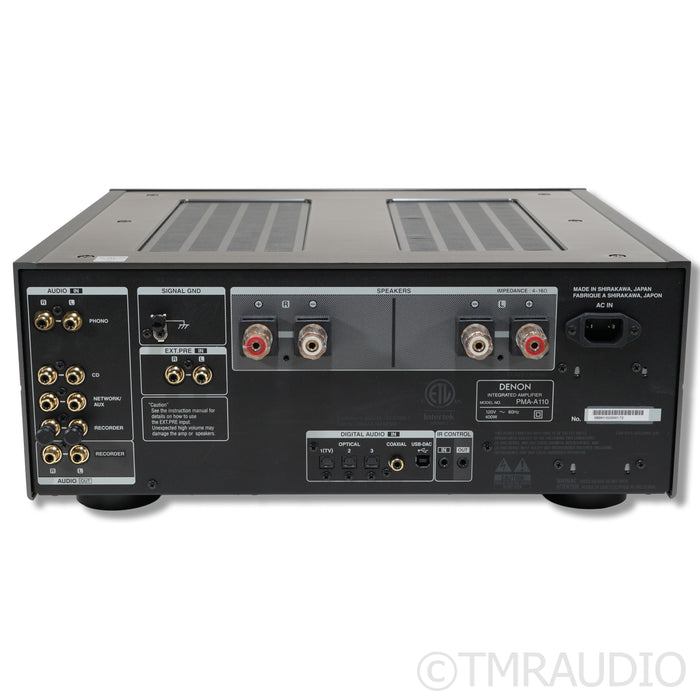 Denon PMA-A110 Stereo Integrated Amplifier; MM / MC Phono, D/A Converter
