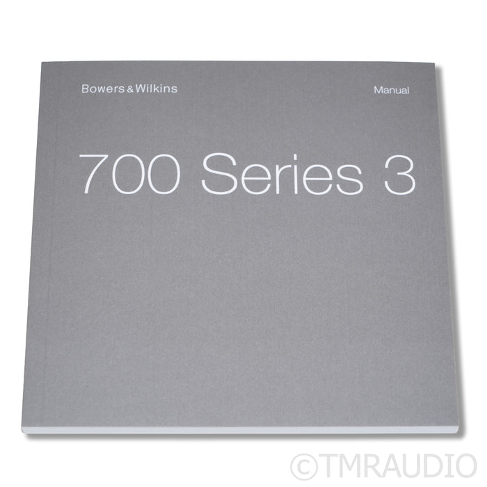 Bowers & Wilkins 705 S3 Bookshelf Speakers; Mocha Pair