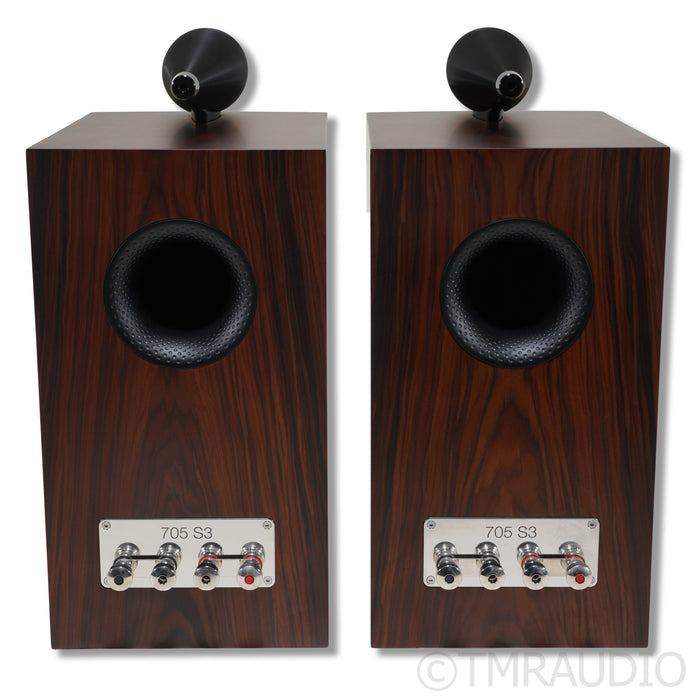 Bowers & Wilkins 705 S3 Bookshelf Speakers; Mocha Pair