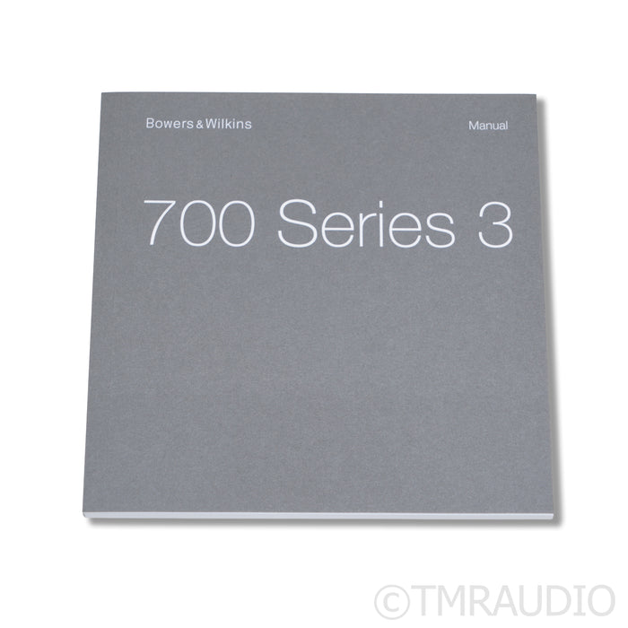 Bowers & Wilkins HTM71 S3 Center Channel Speaker; Mocha