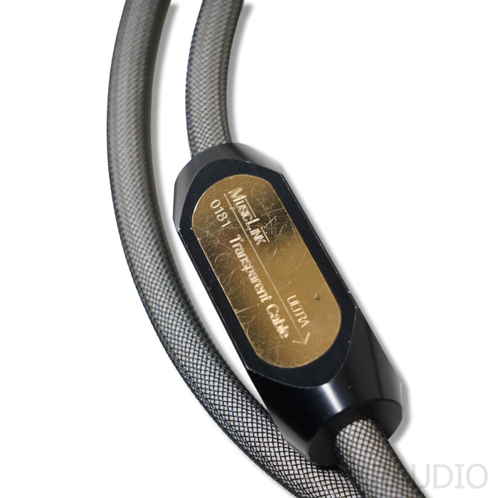 Transparent Audio MusicLink Ultra RCA Cables; 1.5m Pair Interconnects